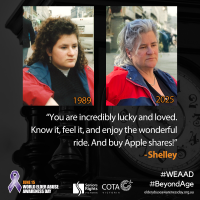 You are incredibly lucky and loved. Know it, feel it, and enjoy the wonderful ride. And buy Apple shares! -Shelley