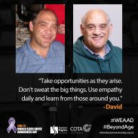 Take opportunities as they arise. Don’t sweat the big things. Use empathy daily and learn from those around you.