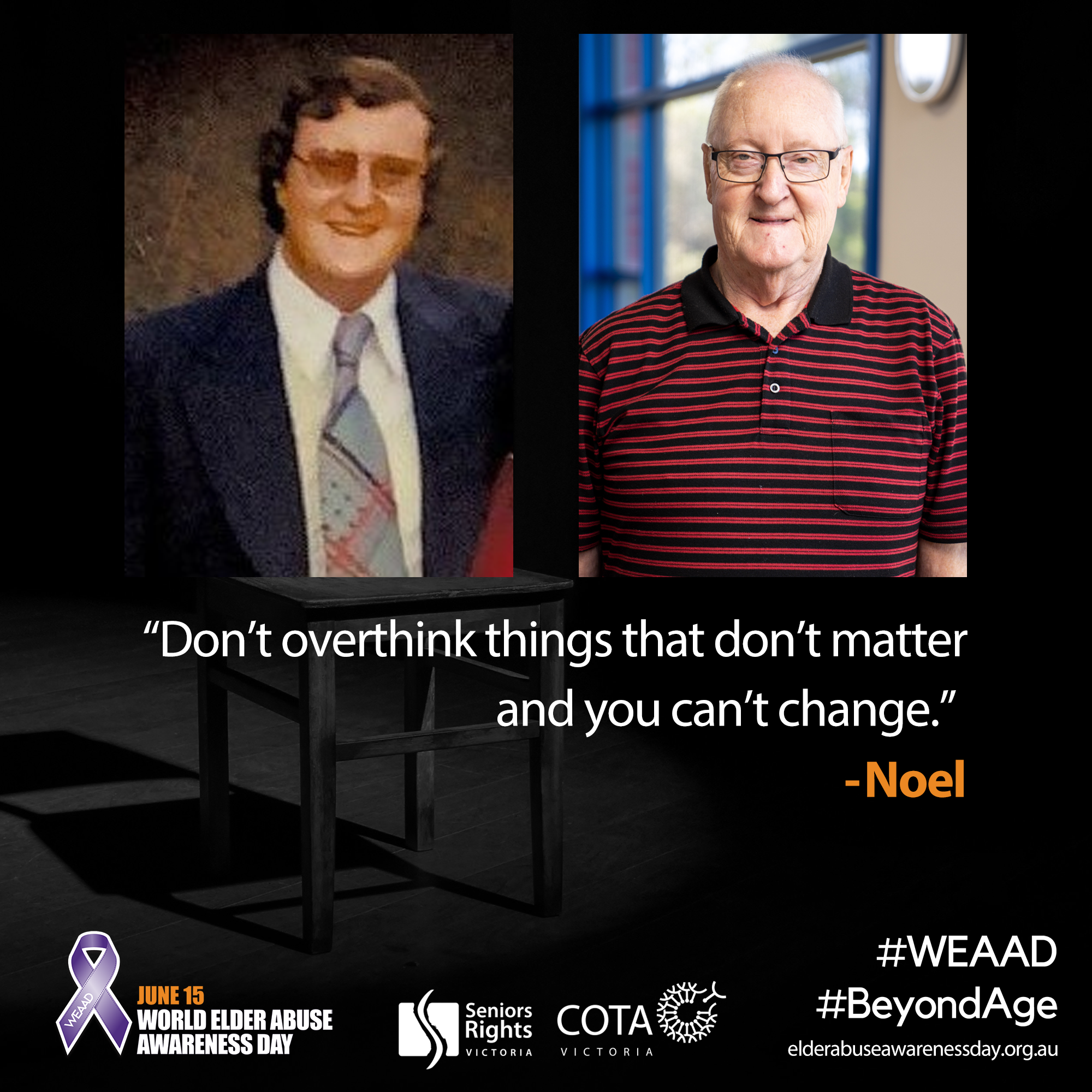 "Don't overthink things that don't matter..."