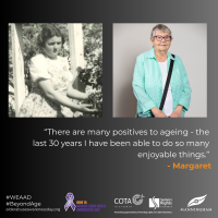 "There are so many positives to ageing..."