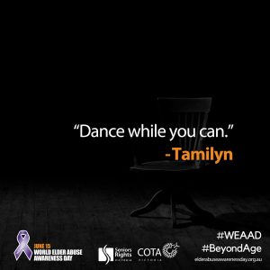 "Dance while you can."