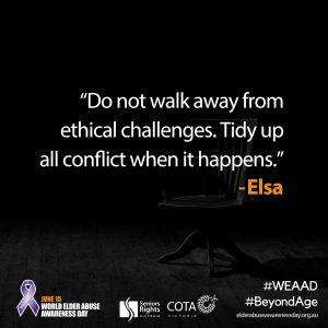 "Do not walk away from ethical..."