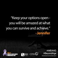 "Keep your options open..."