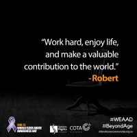 "Work hard, enjoy life..."