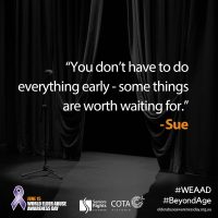"You don't have to do everything..."