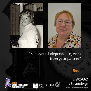 "Keep your independence..."