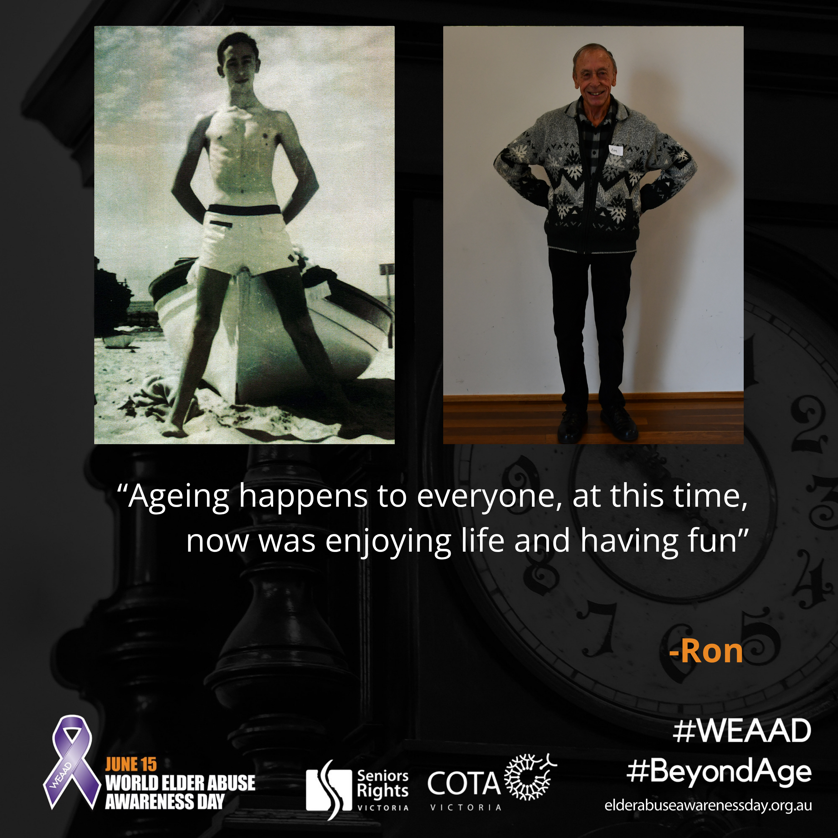 "Ageing happens to everyone..."